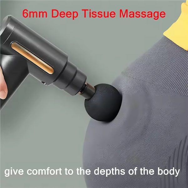 Blue Idea Deep Tissue Massage Gun – 4 Heads, Super Quiet Pain Relief