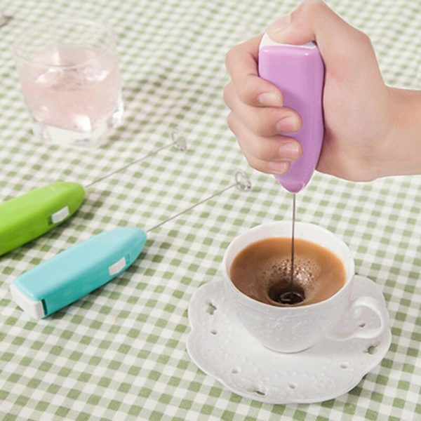 Portable Electric Coffee Beater – Mini Milk Frother & Egg Whisk