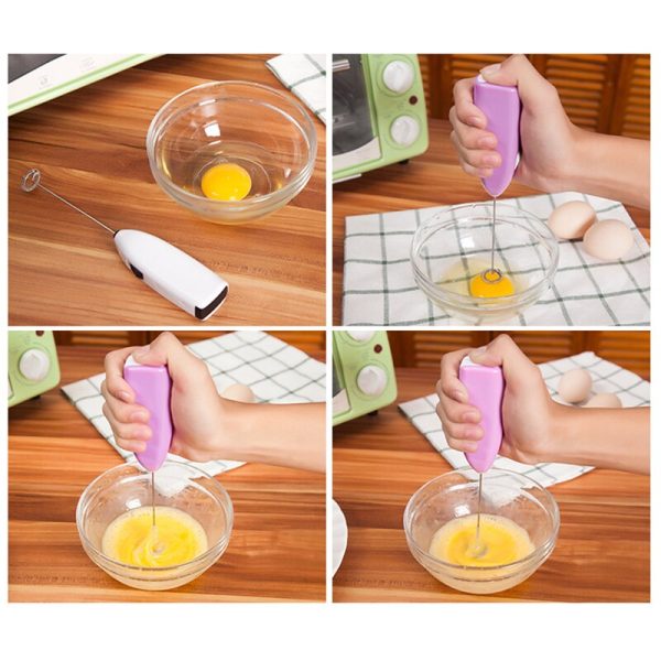 Portable Electric Coffee Beater – Mini Milk Frother & Egg Whisk