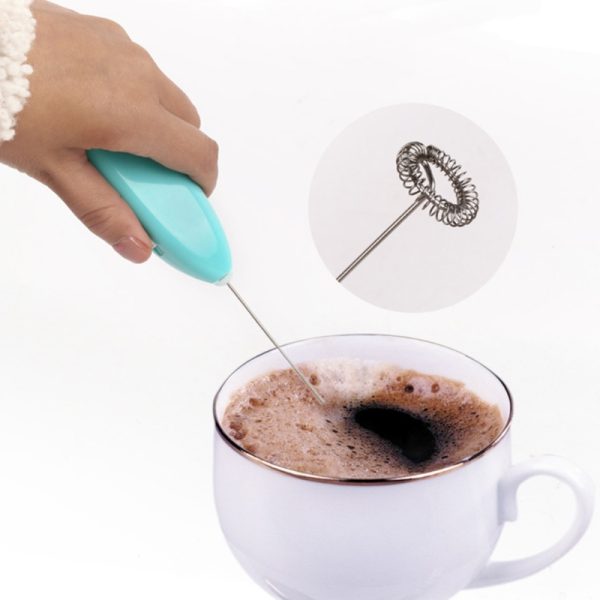 Portable Electric Coffee Beater – Mini Milk Frother & Egg Whisk