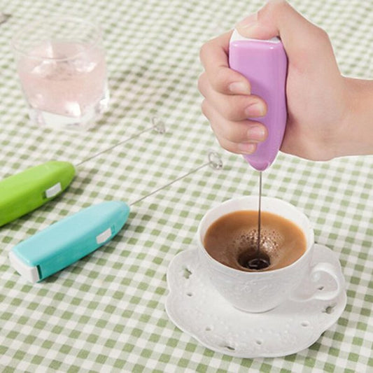 Portable Electric Coffee Beater – Mini Milk Frother & Egg Whisk